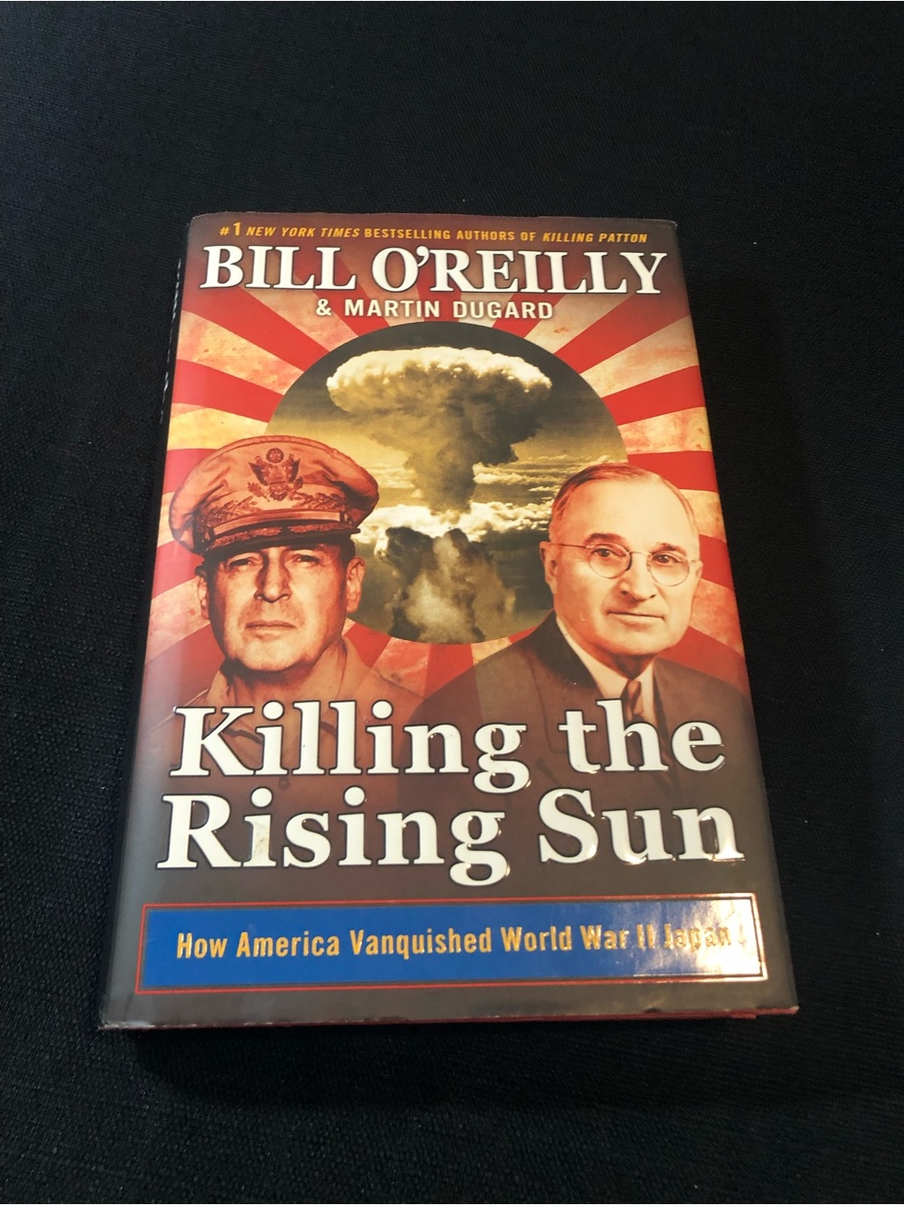 Bill O'Reilly "Killing the Rising Sun" Hardcover - Red & Tan Cover Book